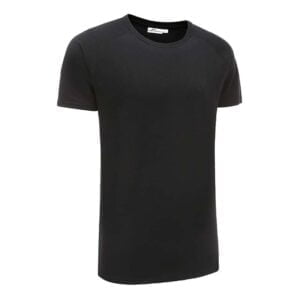 Schwarzes Herren-T-Shirt aus 100% Baumwolle, 220 Gramm, Ollies Fashion