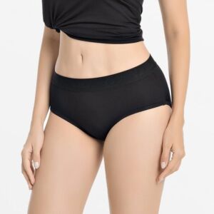 Ondergoed dames slip zwart, gemaakt van bamboe Tencel, Ollies Fashion