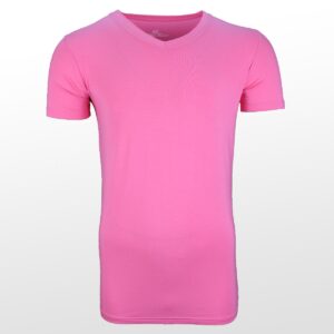 Herren T-Shirt aus Bambus, rosa, kurze Ärmel, Ollies Fashion