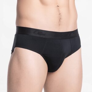 Cheap Men's Black Slip Briefs