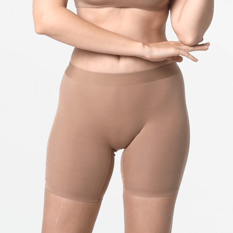 Boxers en micro modal brun confortables pour femmes, Ollies Fashion