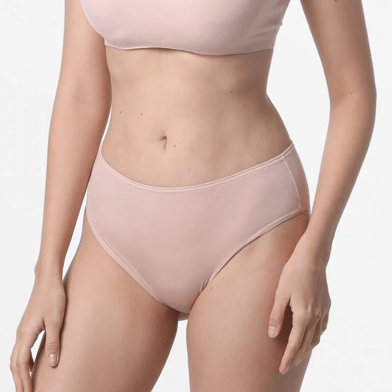 Women Underwear Pink Thong, Cotton Lingerie Briefs