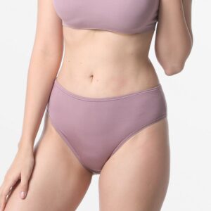 Aubergine Mini-Slip für Damen aus Tencel, Ollies Fashion.