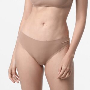 Damenstring in bronze-braun, nahtlos und bequem von Ollies Fashion