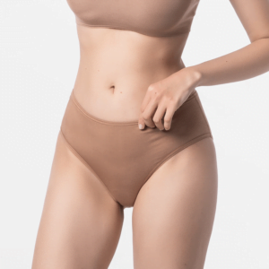 Stilvolle braune Slips aus Tencel Micro Modal, entworfen von Ollies Fashion.